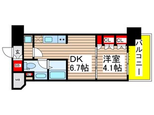 ザ・パークハビオ新栄の物件間取画像